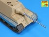 Aber 35L-084 128mm PaK 44 L/55 gun barrel for Sd.Kfz.186 Jagdtiger (1:35)	